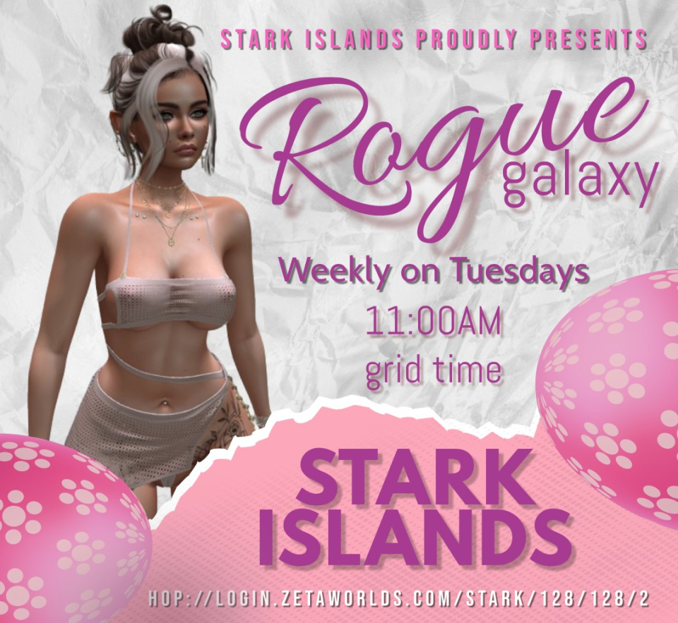 Hey Everyone 🙂 I'm performing at Stark Islands at 11:AMCome join me, request a few tunes and have some fun!Time: 11:00am Grid Time (2pmEST) (1pm Central)Place: Stark Islands HarbourDress: CASUAL/SWIMWEAR/NAKIEMAP: hop://login.zetaworlds.com/Stark/71/301/29