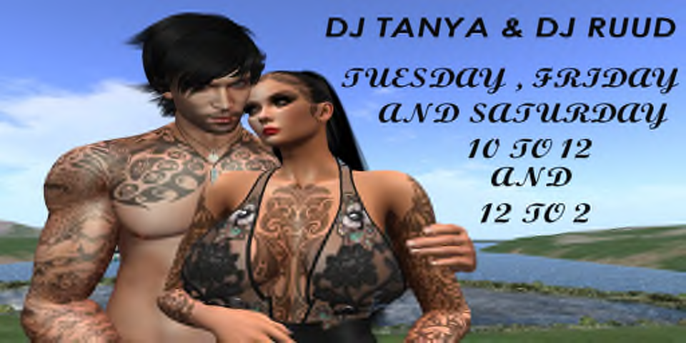 DJ TANYA BRINGS US HER MIX OF TECHNO - TRANCE & EDM MUSICWHO??? - DJ TANYAWHERE??? - WOLF PACK CLUBWHEN??? -TUESDAYTIME??? - 10 PM - 12 PM??? - COME DRESSED AS YOU AREhop://grid.wolfterritories.org:8002/Wolf Pack/478/578/27